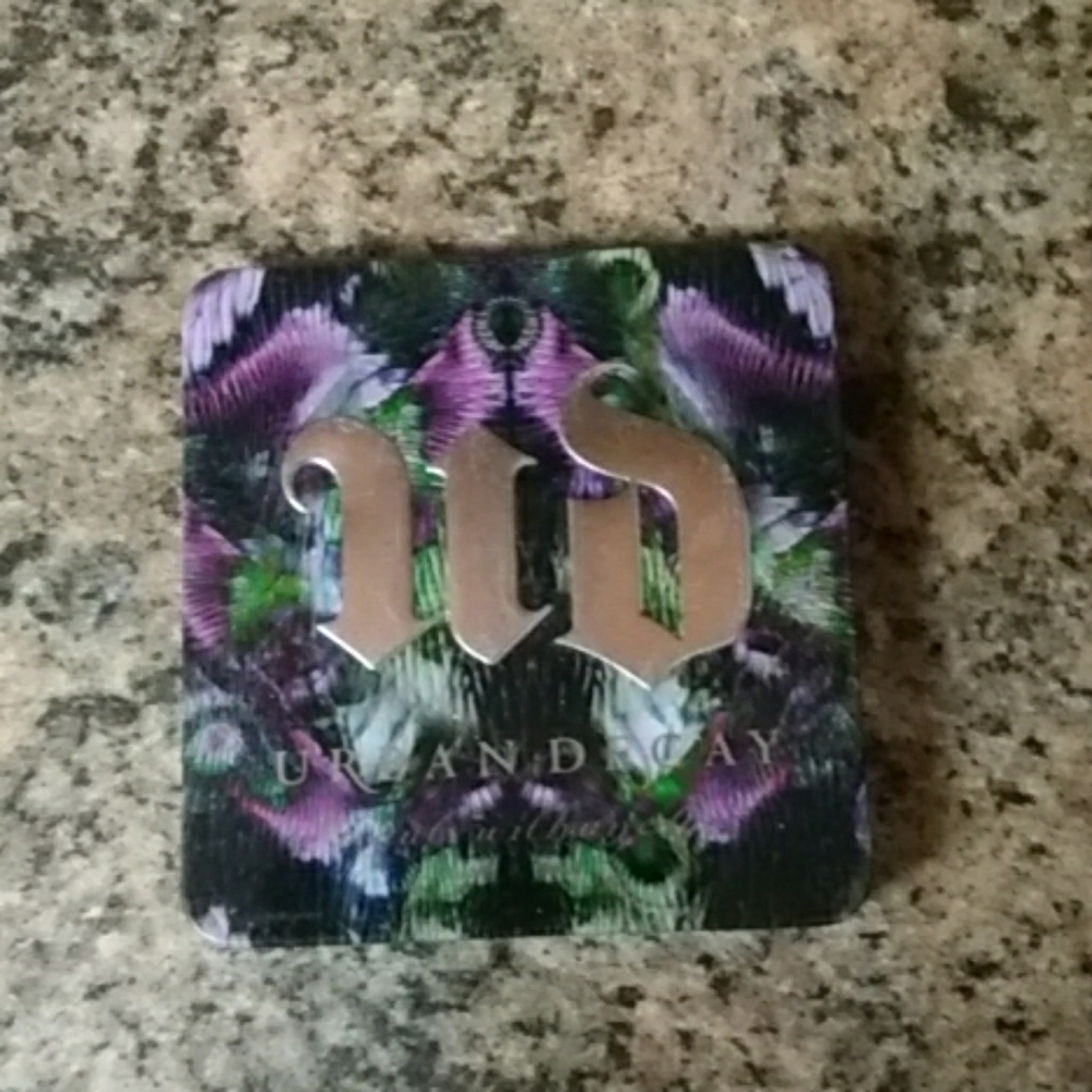 Urban decay glitter eyeshadows.